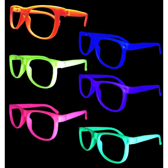 Anteojos Lentes Fluo Way X 12 Fluor Cotillon Carioca