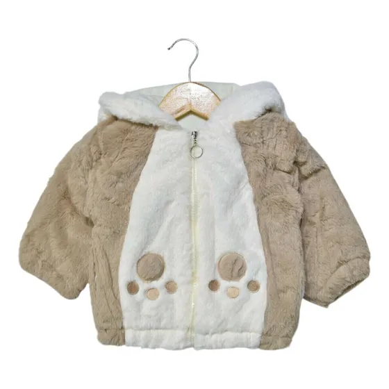 Campera Nena De Piel Huellitas | Dammar