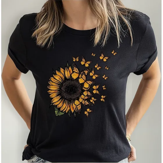 Camiseta De Moda Para Mujer, Calidad Sudadera Playera Mujer