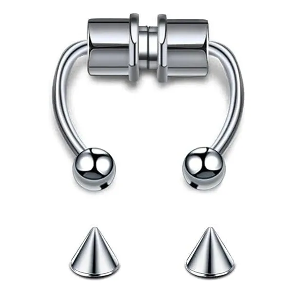 Piercing Falso Nariz Acero Imantado