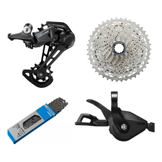 Set Grupo Transmision Mtb Full Shimano Deore 11v-oscar Bikes