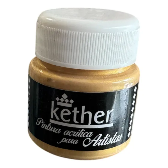 Pinturas Kether 30ml Variedad De Colores Metalicos Plateado