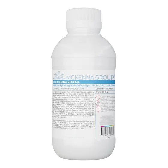 Glicerina Vegetal Usp 250 Ml - mL a $21