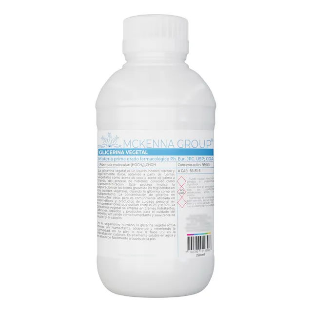 Glicerina Vegetal Usp 250 Ml - mL a $21