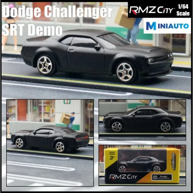 Carritos Juguete Rmz City  1/64 Negros Chevrolet Toyota Ford