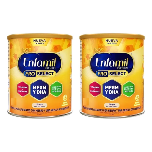 Fórmula Infantil Etapa 1 Enfamil 2 Latas 900 Gr Cada Una