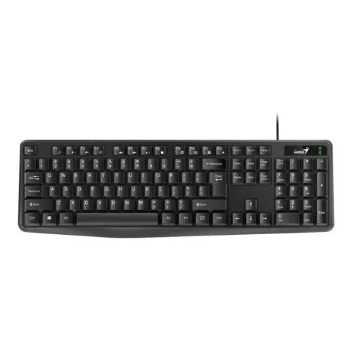 Teclado Clásico Smart Genius Alámbrico Kb-117 Negro