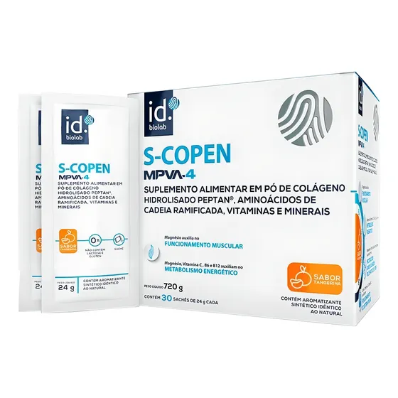 S-copen Mpva-4 C/ 30 Sachês De 24g Sabor Tangerina