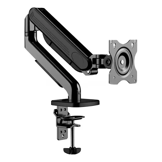 Suporte Articulado a Gás MaxHouse para Monitor de 17" a 32" VESA 100x100 e 75x75, Cor Preto
