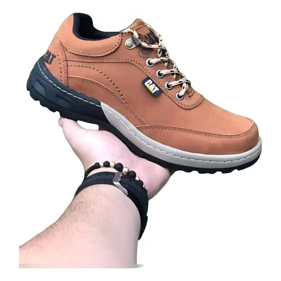 Zapatos Botas Caterpillar De Cuero 