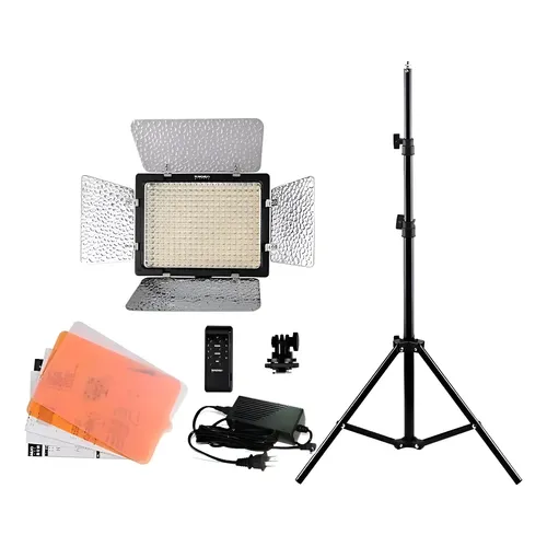 Painel de luz led Yongnuo YN600L II cor branca-quente e branca