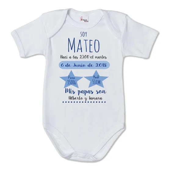 Bodys Personalizados De Bebé Cumple Mes Regalo Sorpresa Niño