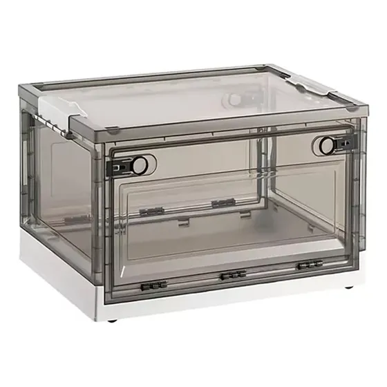 Ordene caja organizadora plegable AL-100-1 con negro liso