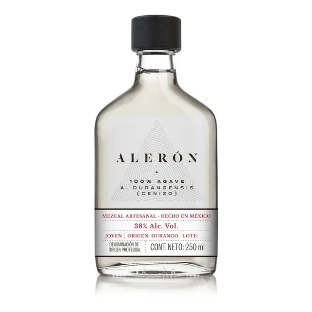 Mezcal Aleron - Agave Cenizo - 250 Ml | 1 Botella
