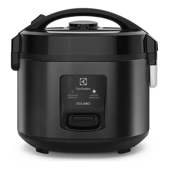 Panela de Arroz Elétrica Electrolux 2L Preta Efficient Visor Glass por Rita Lobo ERC10