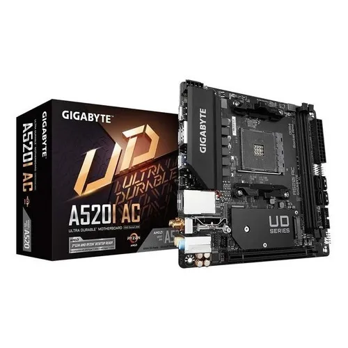 Board Amd Gigabyte A520i Ac Wifi- Mini Itx - Ryzen