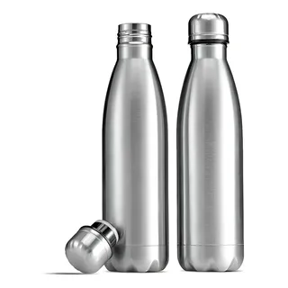 Vittak Garrafa Água Térmica 500ml Aço Inox Gelada Anti Vazamento Prat