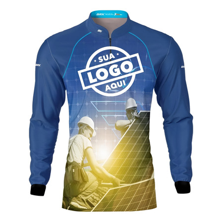 Kit 5 Camisas Uniforme Profissional Energia Solar Com Uv 50 Kit 5 Camisas Uniforme Profissional Energia Solar Com Uv 50