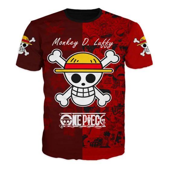 Camiseta Anime One Piece Adultos Y Niños Hombre