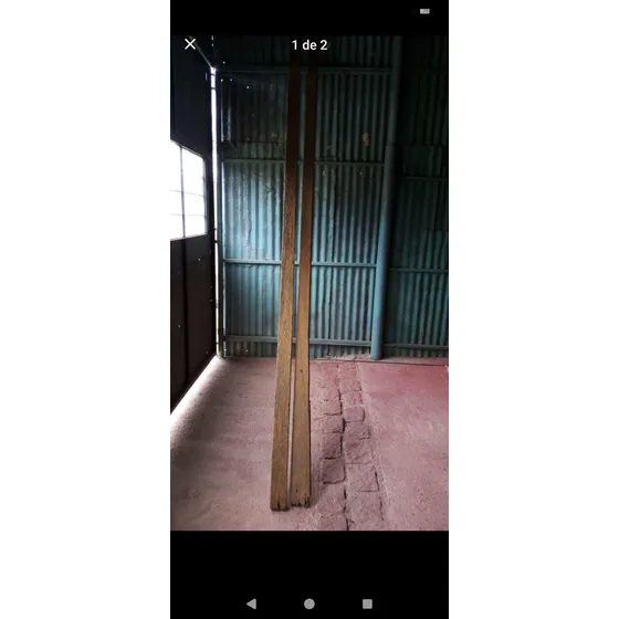 2 Tirantes Lapacho Madera Dura De 4mts