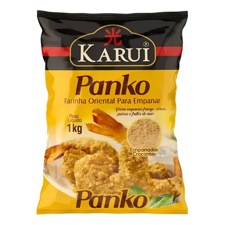 Farinha Panko Karui Oriental 1 Kg Empanados Crocante Fritura