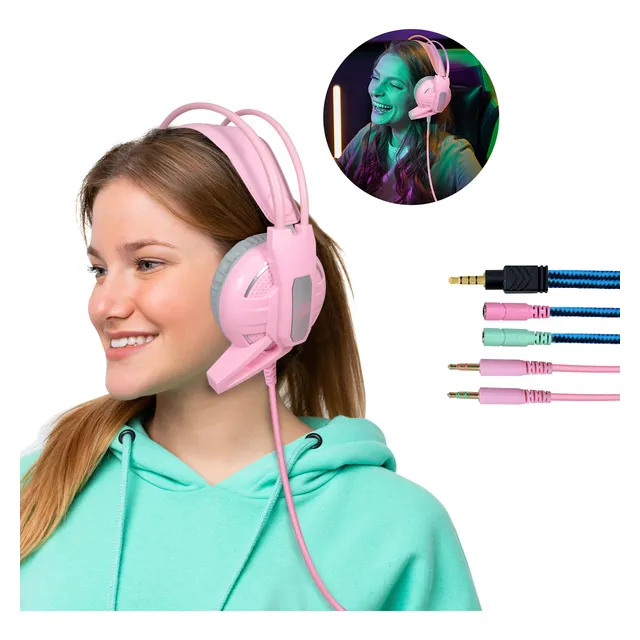 Audífonos Gamer Headset Con Micrófono Para Pc Auriculares