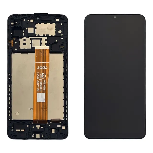 Pantalla Con Marco Compatible Con Samsung Galaxy A12 Incell