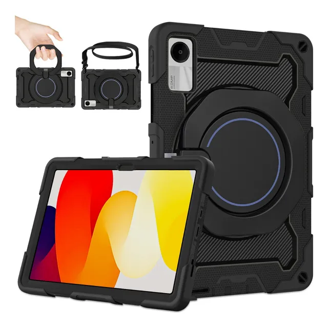 Funda Para Xiaomi Redmi Pad Se 11 2023 Con Soporte Gir Negra