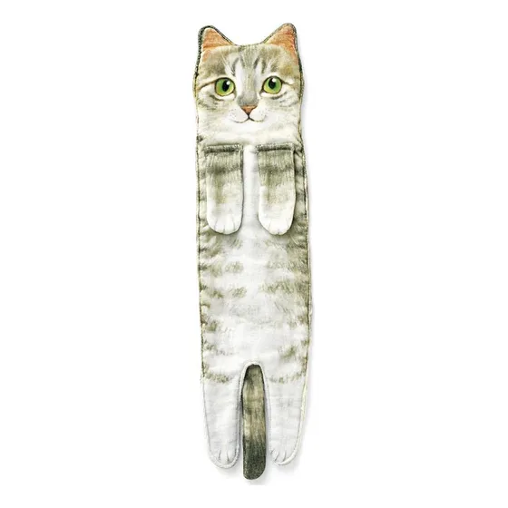 Pulunto Linda Toalla Mano Gato Para Baño Cocina Super Secado