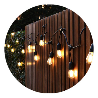 Varal De Luzes Kit 10 Metros Com 20 Lâmpadas Filamento Led Varal De Luzes Kit 10 Metros Com 20 Lâmpadas Filamento Led