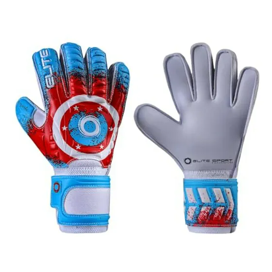 Guantes De Portero Juvenil Elite Sport - Rojo-blanco-azul 6