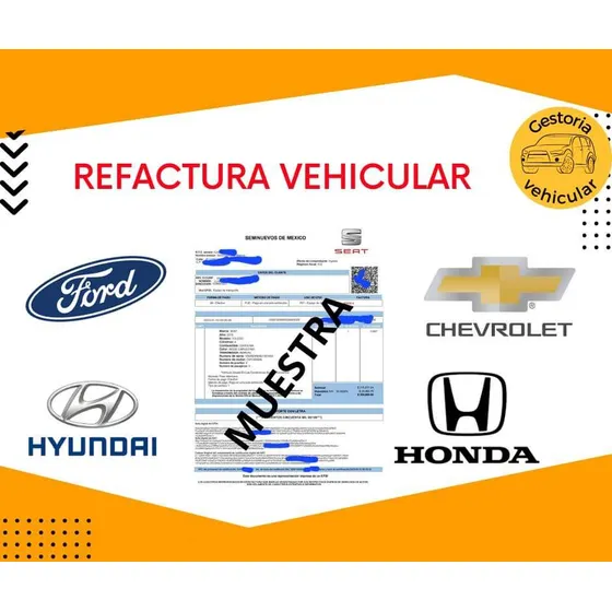 Refactura De Auto Dadas De Alta En El Sat 