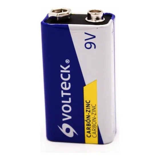 Pila Zinc-carbón 9v Volteck 46312