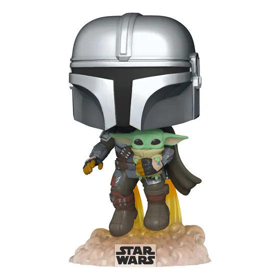 Mando Flying With Jet Pack The Mandalorian - Star Wars Funko