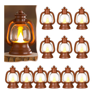 Ferraycle 12 Piezas De Mini Faroles Decorativos De 4 Pulgad Ferraycle 12 Piezas De Mini Faroles Decorativos De 4 Pulgad