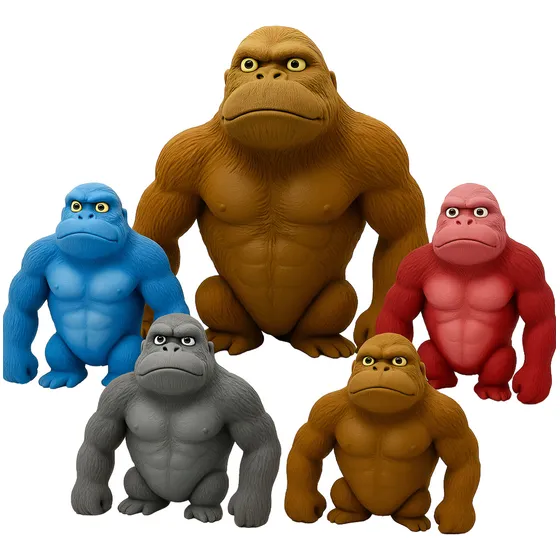 Juguete Elástico Antiestrés Indestructible De Mono Gorila