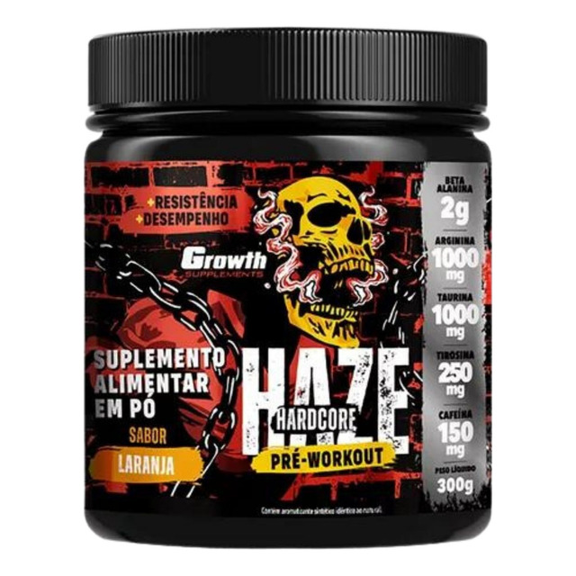 Growth Pré-treino 300g Haze Original Mais Energia No Treino Growth Pré-treino 300g Haze Original Mais Energia No Treino