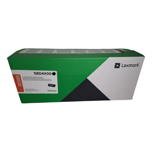 Tóner Lexmark 58d4x00 Color Negro