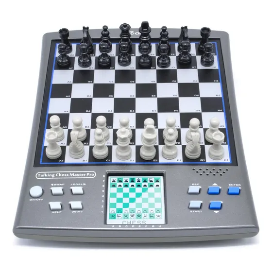 Electronic Talking Chess Computer Set Icore W/ Chessboard