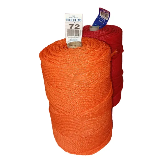 Hilo Polietileno 72 Moscuzza 2,5 Mm Para Tejer Redes 325 Mts