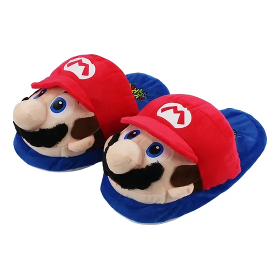 Pantuflas De Mario Bross Y Luigi