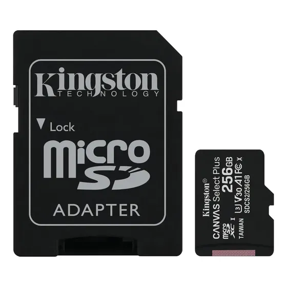 Tarjeta De Memoria Kingston Sdcs2\u002F256gb Canvas Select Plus 256gb | Cuotas sin interés