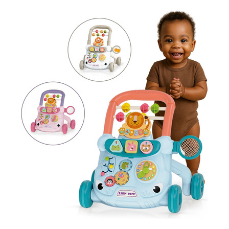 Andador Infantil Empurrador Atividade Musical Bebê Didático Andador Infantil Empurrador Atividade Musical Bebê Didático