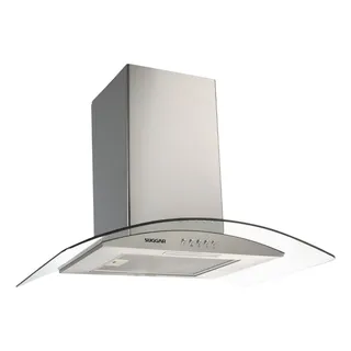 Coifa De Parede Esmeralda Touch 80cm Vidro Suggar Inox 127v Coifa De Parede Esmeralda Touch 80cm Vidro Suggar Inox 127v