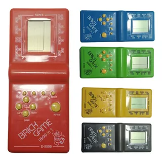 Console Brick Game 9999 In 1 Standard Cor Vermelho 1980 Console Brick Game 9999 In 1 Standard Cor Vermelho 1980