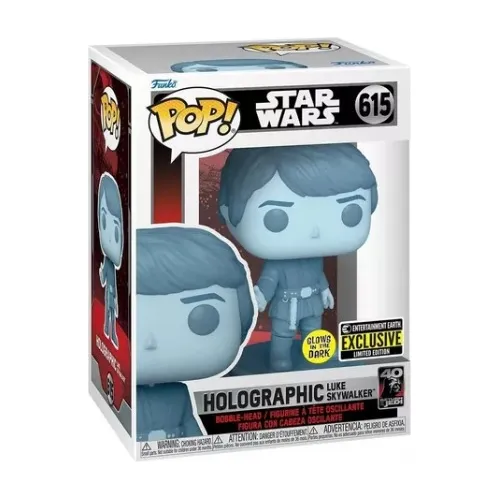 Star Wars: Return Of The Jedi 40th Hologram Luke Glow Pop!  