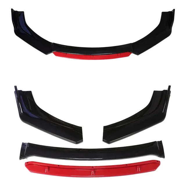 Lip Frontal Completo 4 Piezas Franja Universal Auto Karvas