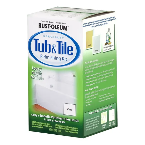 Pintura Para Bañeras Y Azulejos Kit Tub & Tile Rust Oleum Blanco