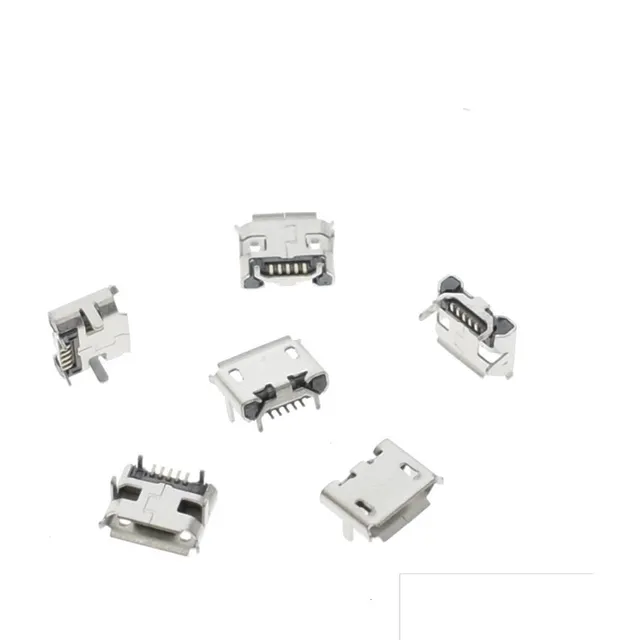Conector Micro Usb Tipo B Receptor Hembra 5 Pin Socket 