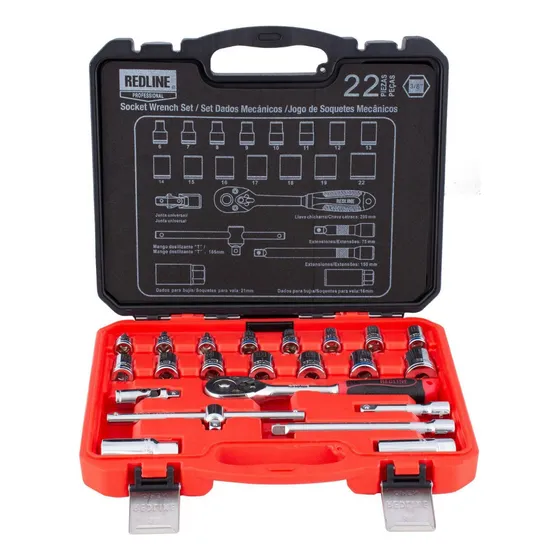 Juego 22 Copas 3/8 Pulgada Sd-gs504 Redline